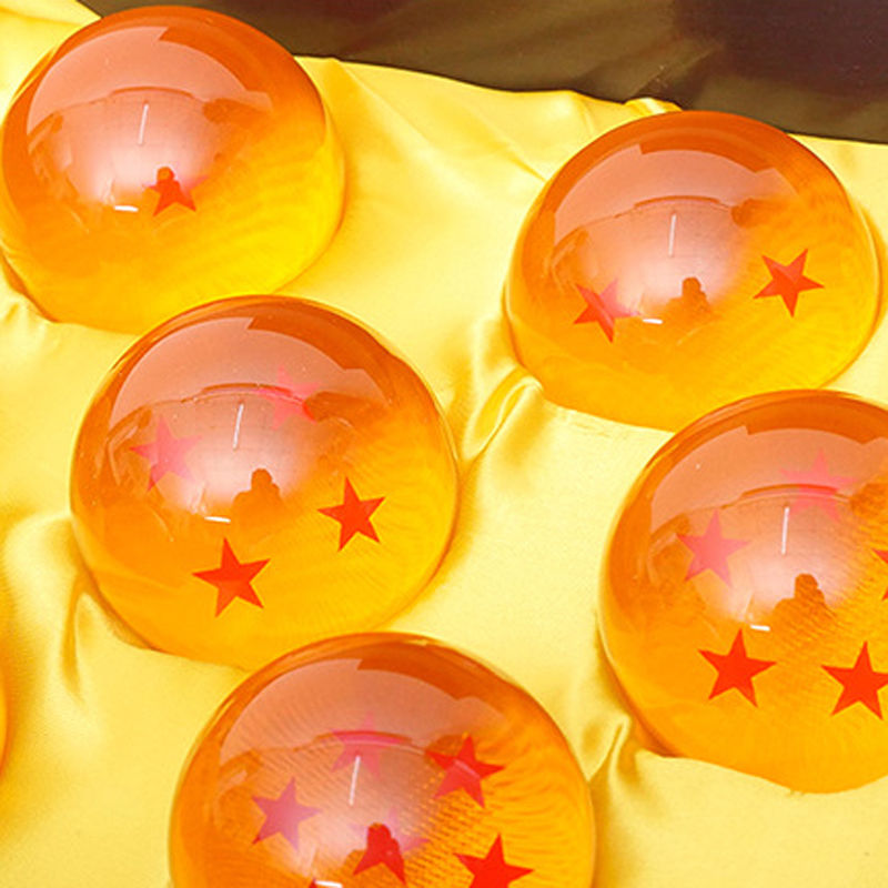 1set 7 Stars Crystal Balls 3.5CM Dragon Ball Z Set New Box 7 Pcs Complete Set