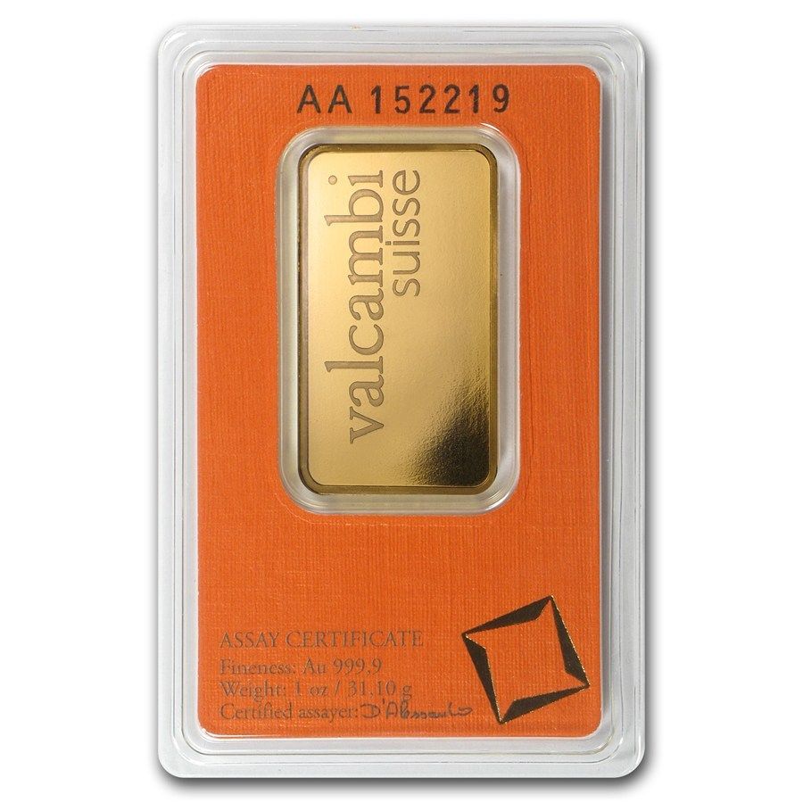 1 oz Gold Bar - Valcambi (In Assay) - eBay - SKU #88352