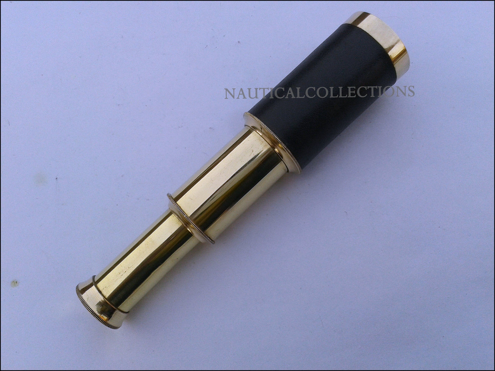 Brass Telescope Leather Wrapped Gift Nautical Marine Telescope Replica Spyglass