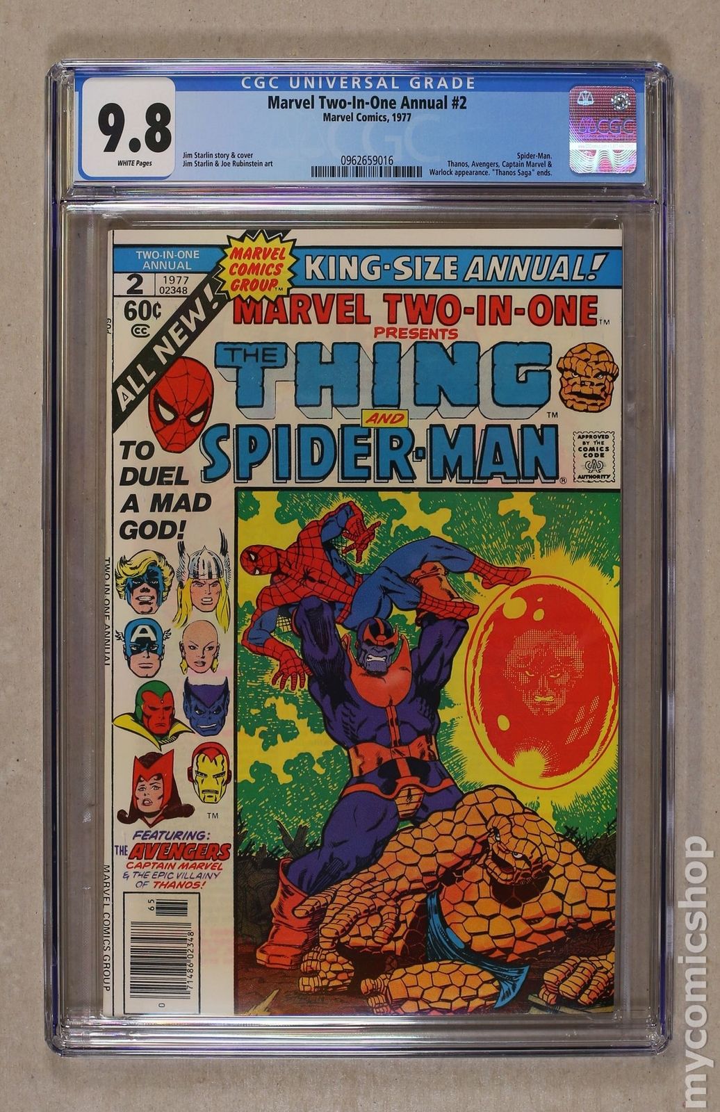 Marvel Two-in-One (1974 1st Series) Annual #2 CGC 9.8 0962659016