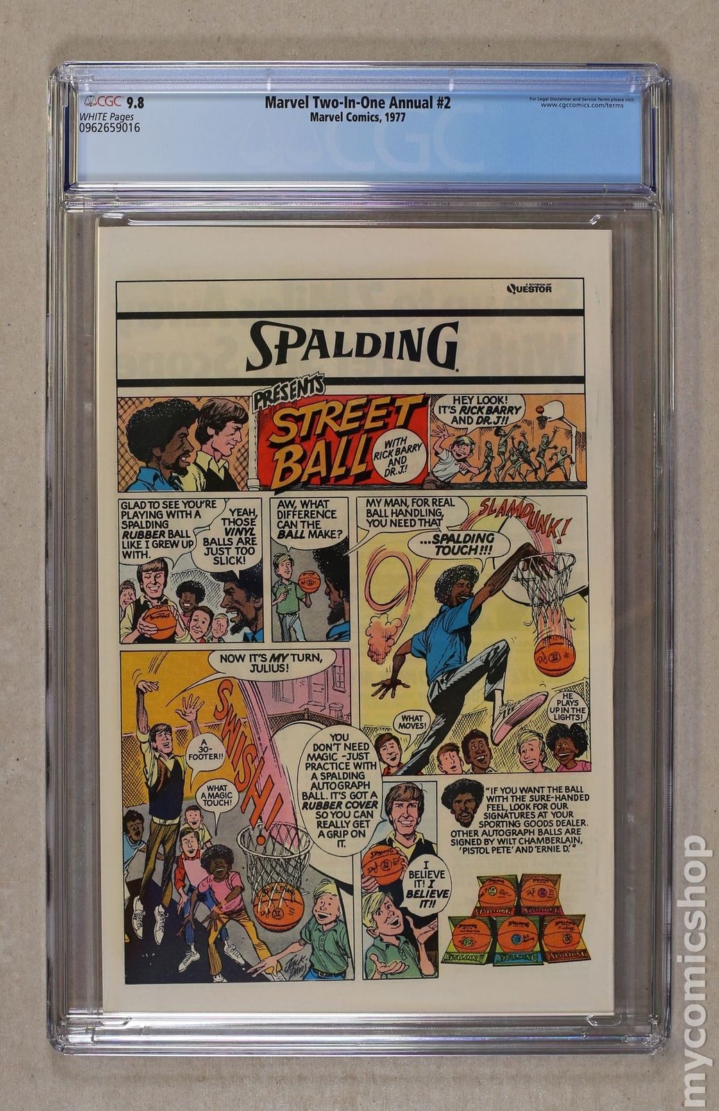 Marvel Two-in-One (1974 1st Series) Annual #2 CGC 9.8 0962659016