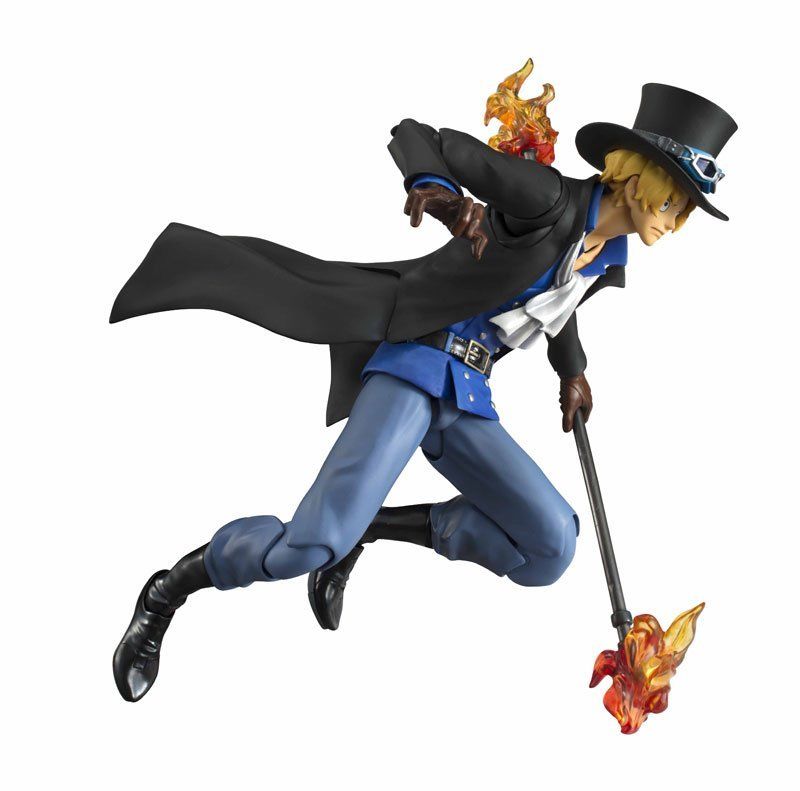 7'' Anime Figma One Piece Variable movable Sabo Action Figure Toy Figurine