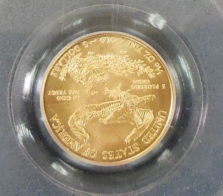 2009 American Gold Eagle $5 1/10 oz PCGS MS70 Perfect First Strike