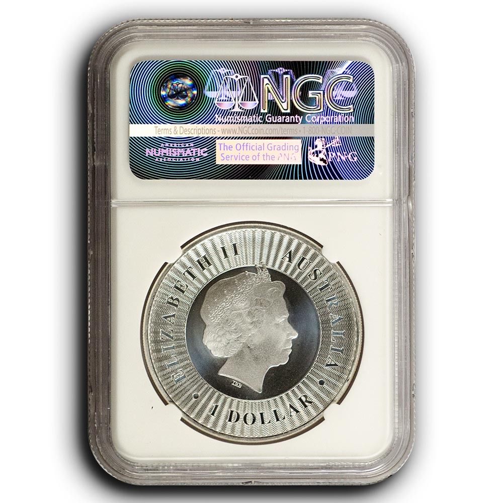 2016 P Kangaroo NGC MS70 Early Releases Australia 1 oz Silver Coin