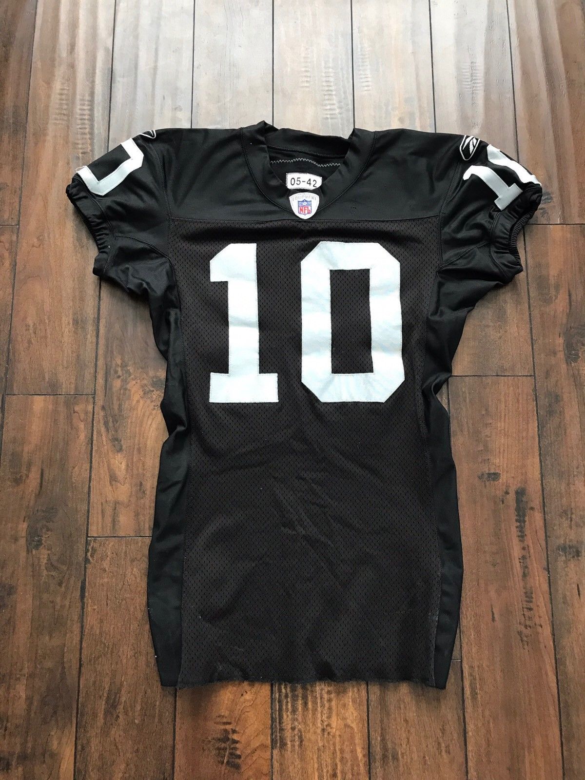 Oakland Raiders Game Issued Worn Jersey No. 10 Size 42.