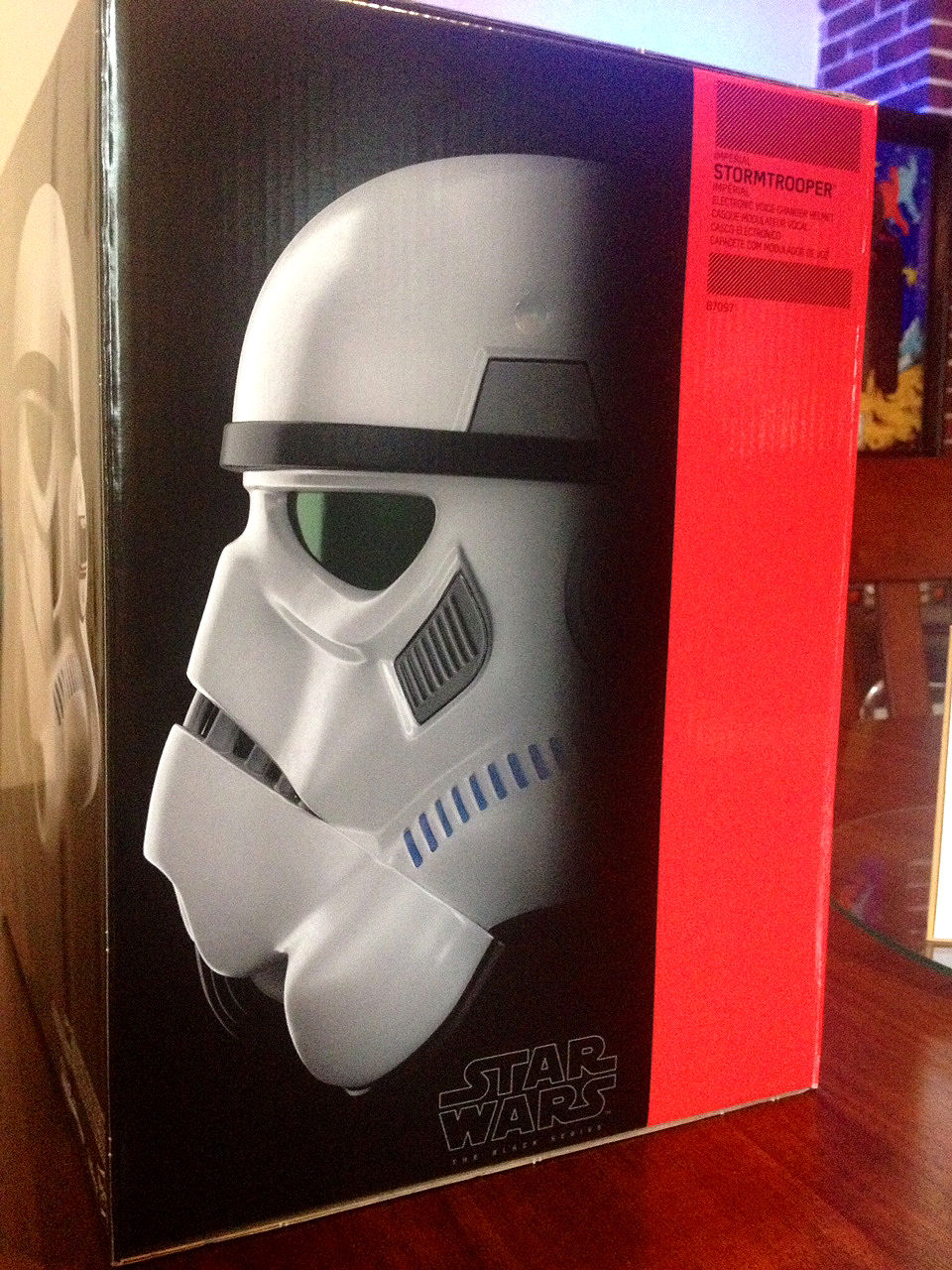 Star Wars The Black Series Imperial Stormtrooper Voice Changer Helmet Rogue One!