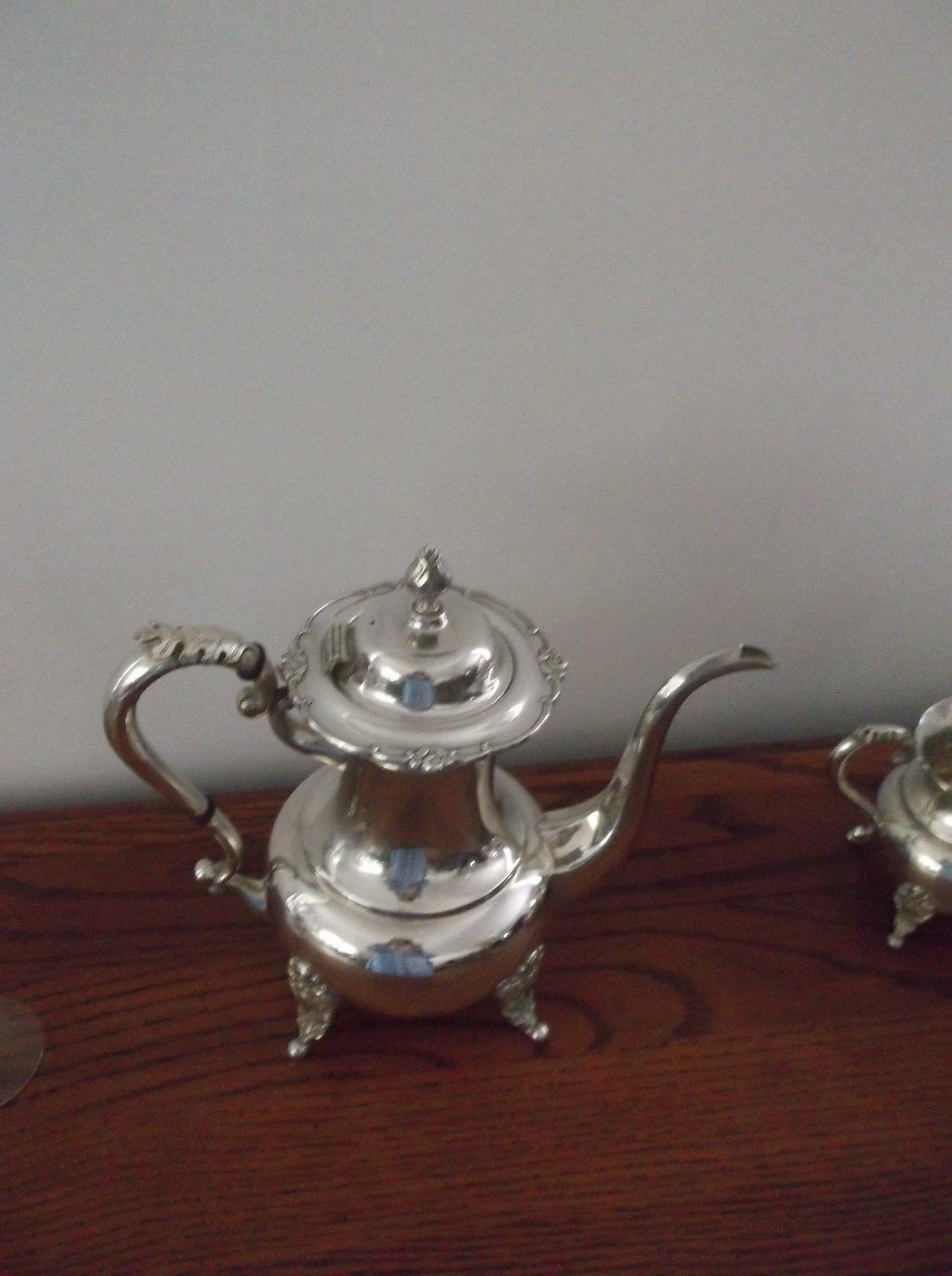 VINTAGE JAPANESE MIYATA 950 STERLING SILVER 4 PC TEA AND COFFEE SET