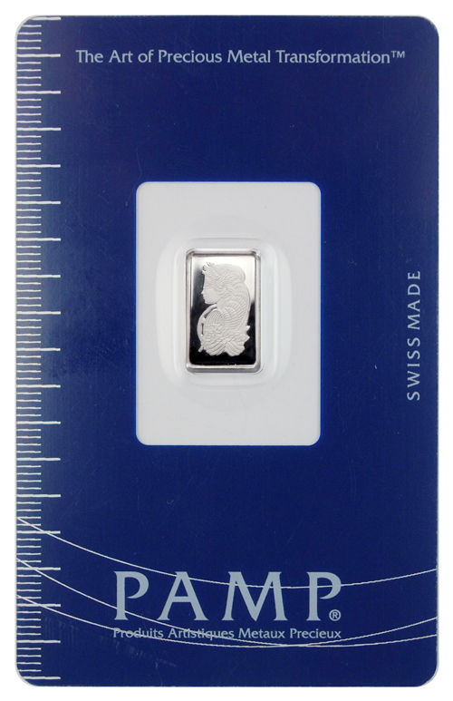 PAMP Suisse 1 gram Platinum Bar (Sealed with Assay Certificate) SKU29093