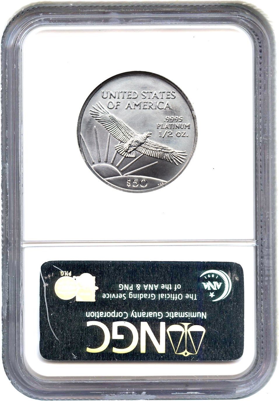 2006 Platinum Eagle $50 NGC MS70 (Early Releases) Statue Liberty 1/2 oz