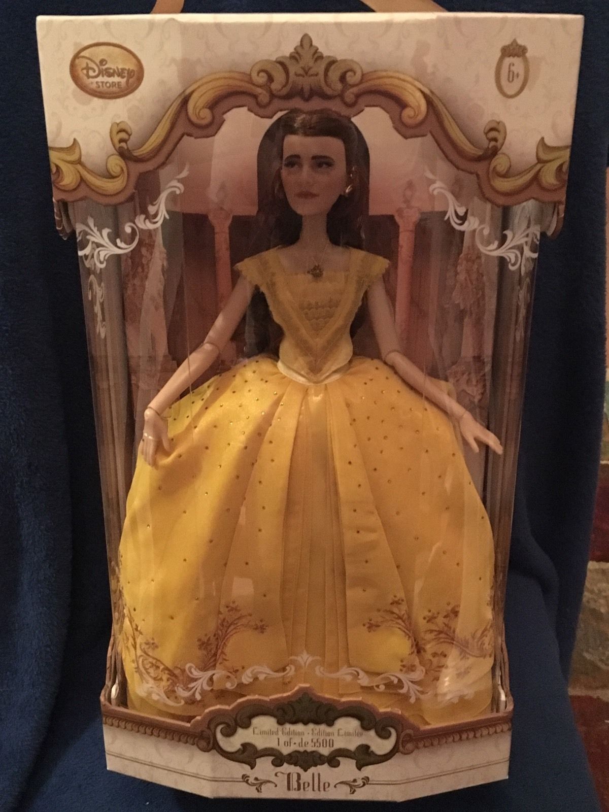 Disney Belle Limited Edition Doll Live Action Film 17'' Beauty and the Beast NEW