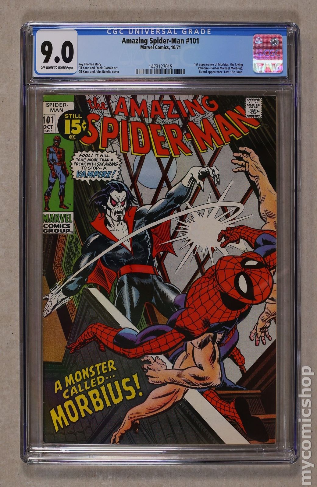 Amazing Spider-Man (1963 1st Series) #101A CGC 9.0 1473127015