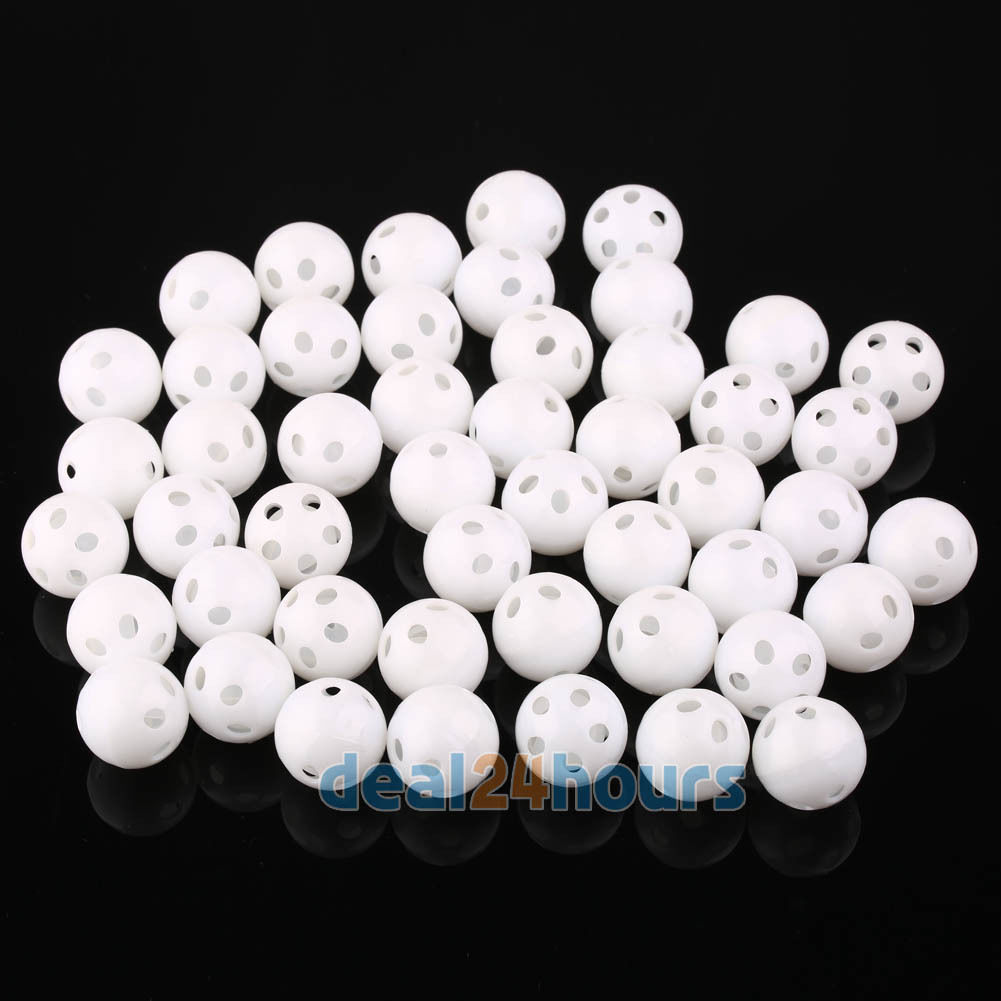 50x  White Toy Rattle Ball Repair Replace 28mm Noise Maker Box For Toy Bear Doll