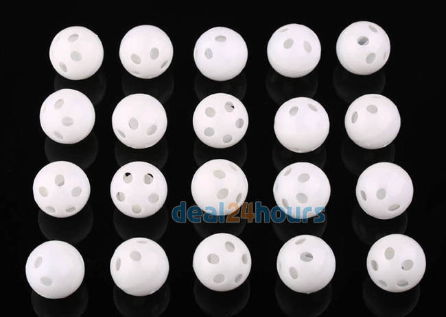 50x  White Toy Rattle Ball Repair Replace 28mm Noise Maker Box For Toy Bear Doll