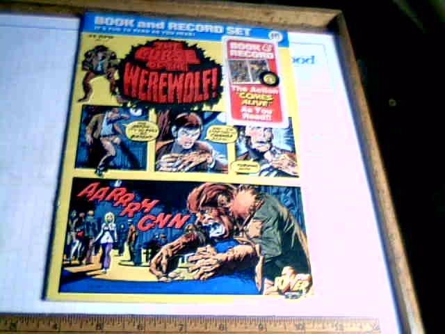 CURSE OF THE WEREWOLF BOOK (no record) MARVEL 1974 PR 17 comic book