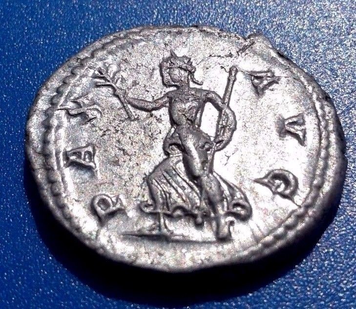 Severus Alexander. Beautiful Sharp Denarius. Ancient Roman Silver Coin. Graceful