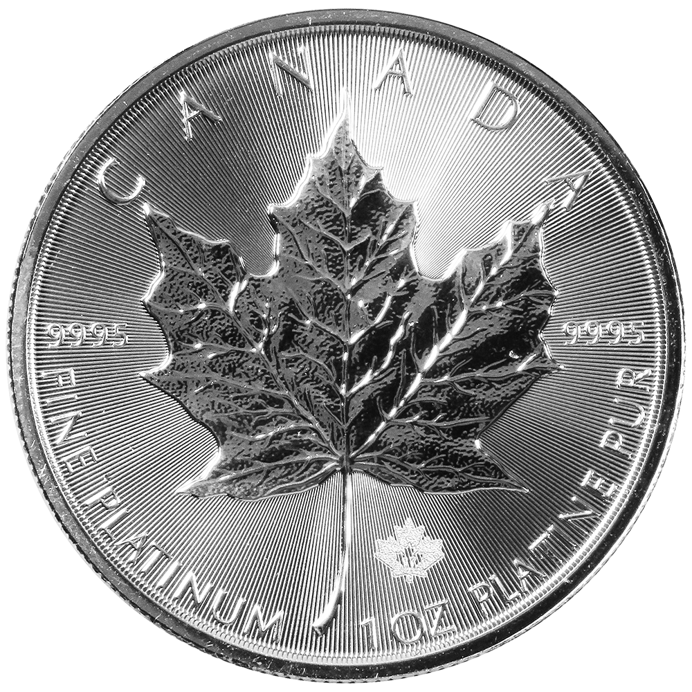 2017 $50 Platinum Canadian Maple Leaf .9995 1 oz Brilliant Uncirculated