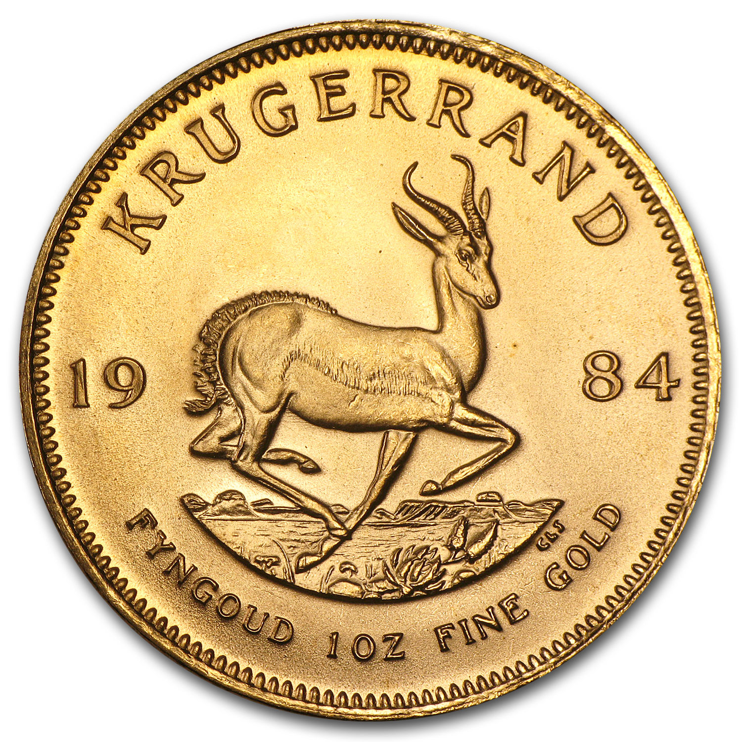 1984 South Africa 1 oz Gold Krugerrand BU - SKU #88673