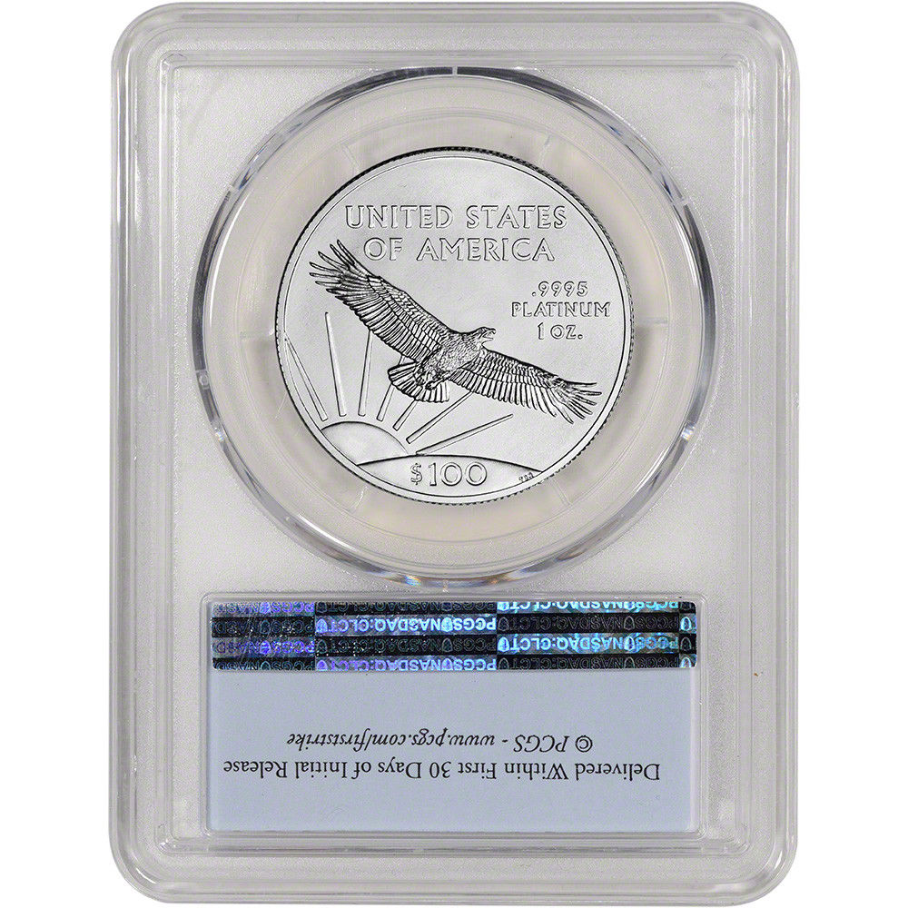 2017 American Platinum Eagle (1 oz) $100 - PCGS MS70 - First Strike