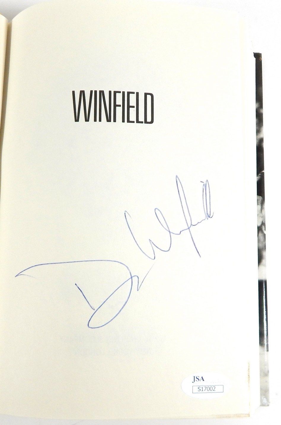 Dave Winfield Signed A Players Life Hardcover Book JSA Auto