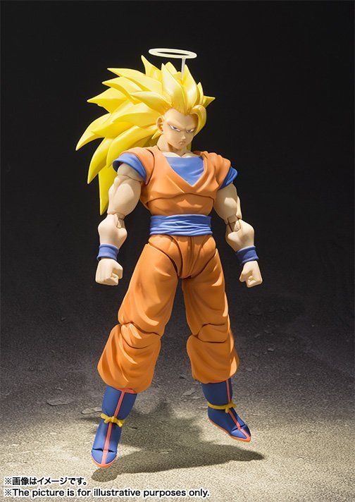 BANDAI S H Figuarts Super Saiyan 3 Son Goku Action Figure Dragonball New 2017