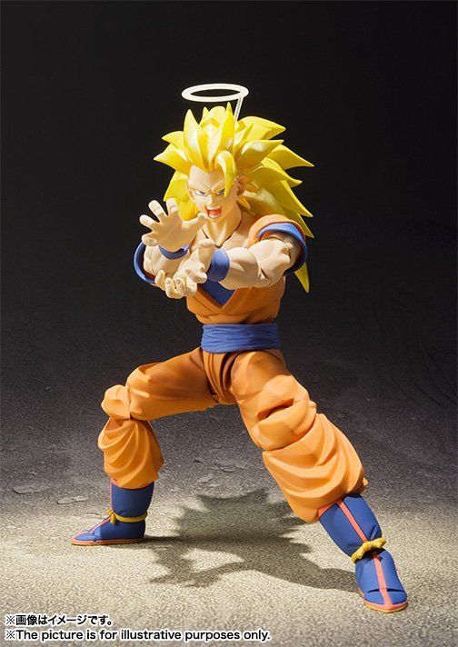 BANDAI S H Figuarts Super Saiyan 3 Son Goku Action Figure Dragonball New 2017