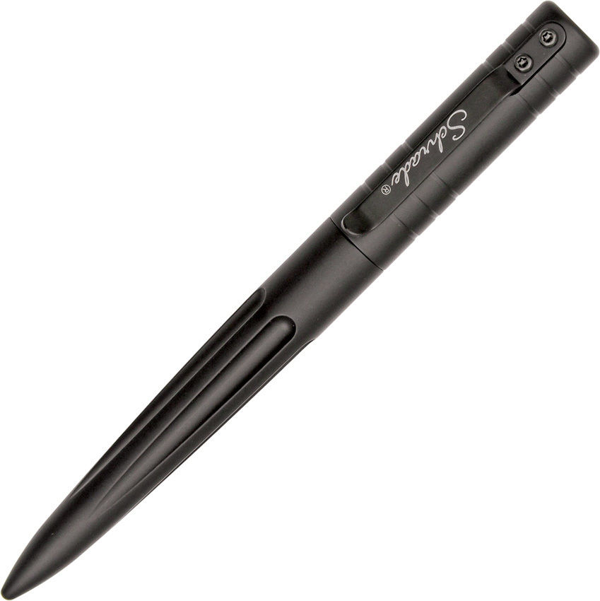 Schrade Fixed Blade Knife New Tactical Defense Pen Black SCPENBK