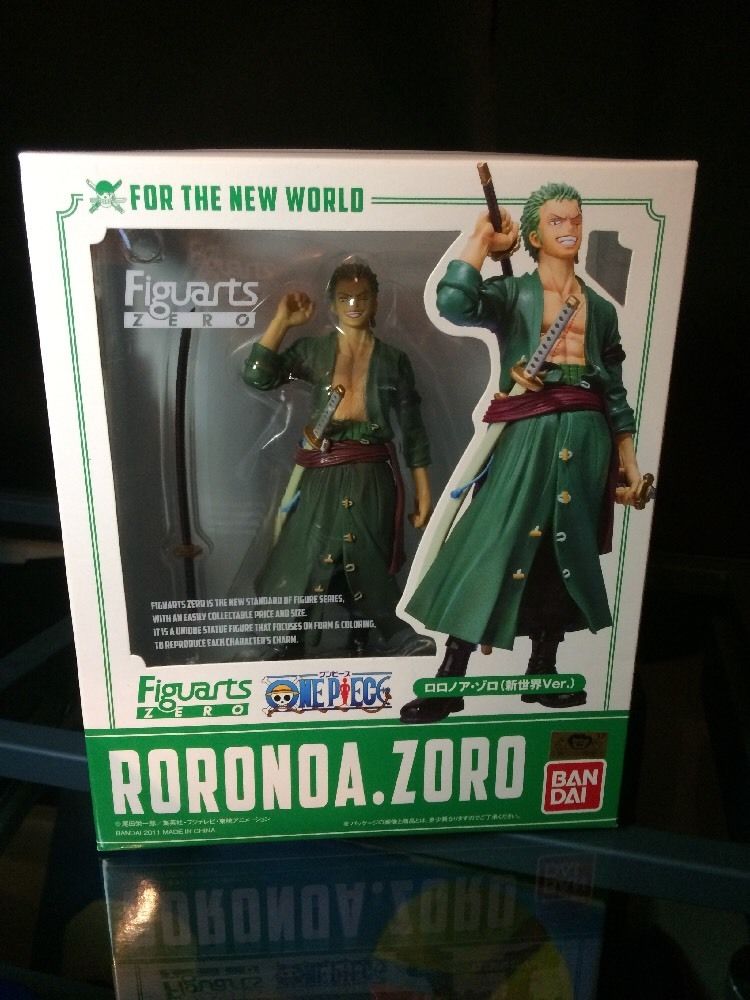 BANDAI Figuarts One Piece RORONOA ZORO NEW WORLD Ver PVC Figure JAPAN