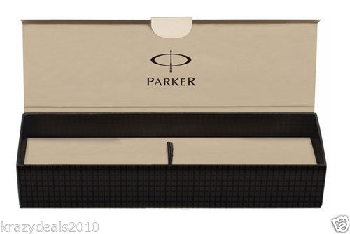 Personalised Engraved Parker Frontier Matte Black CT Ink Fountain Pen - Gift Box