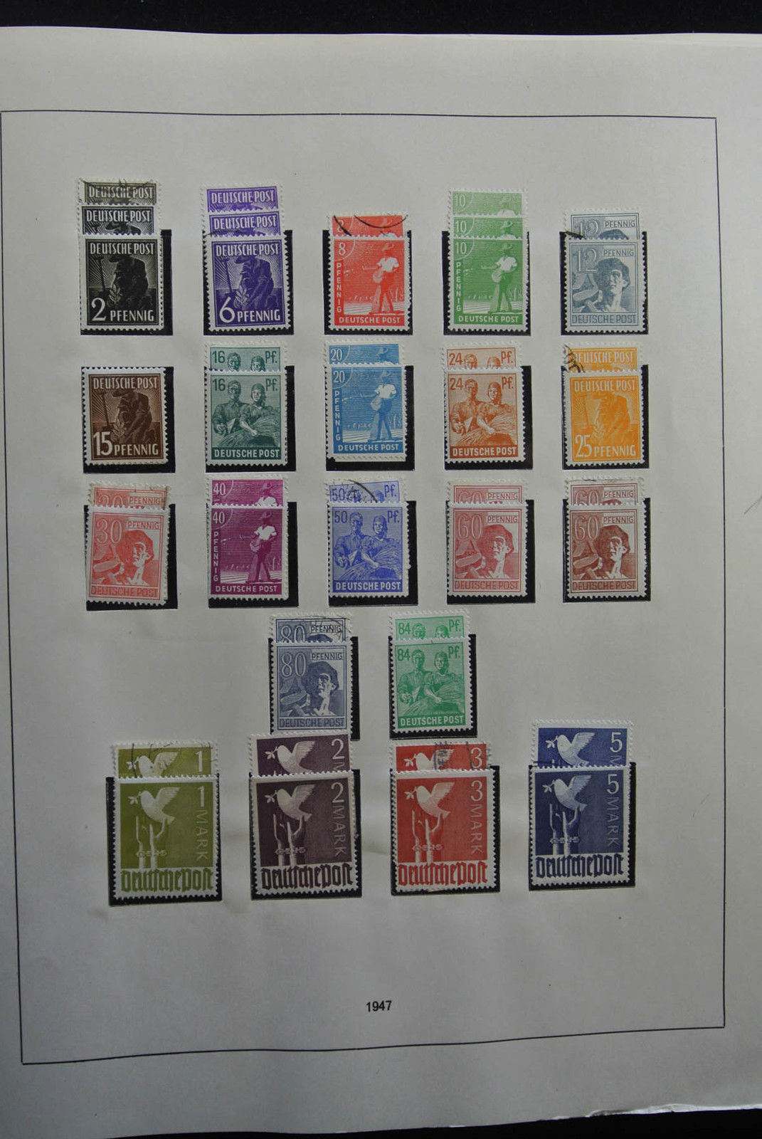 Lot 26292 Collection stamps of German zones and Saar.