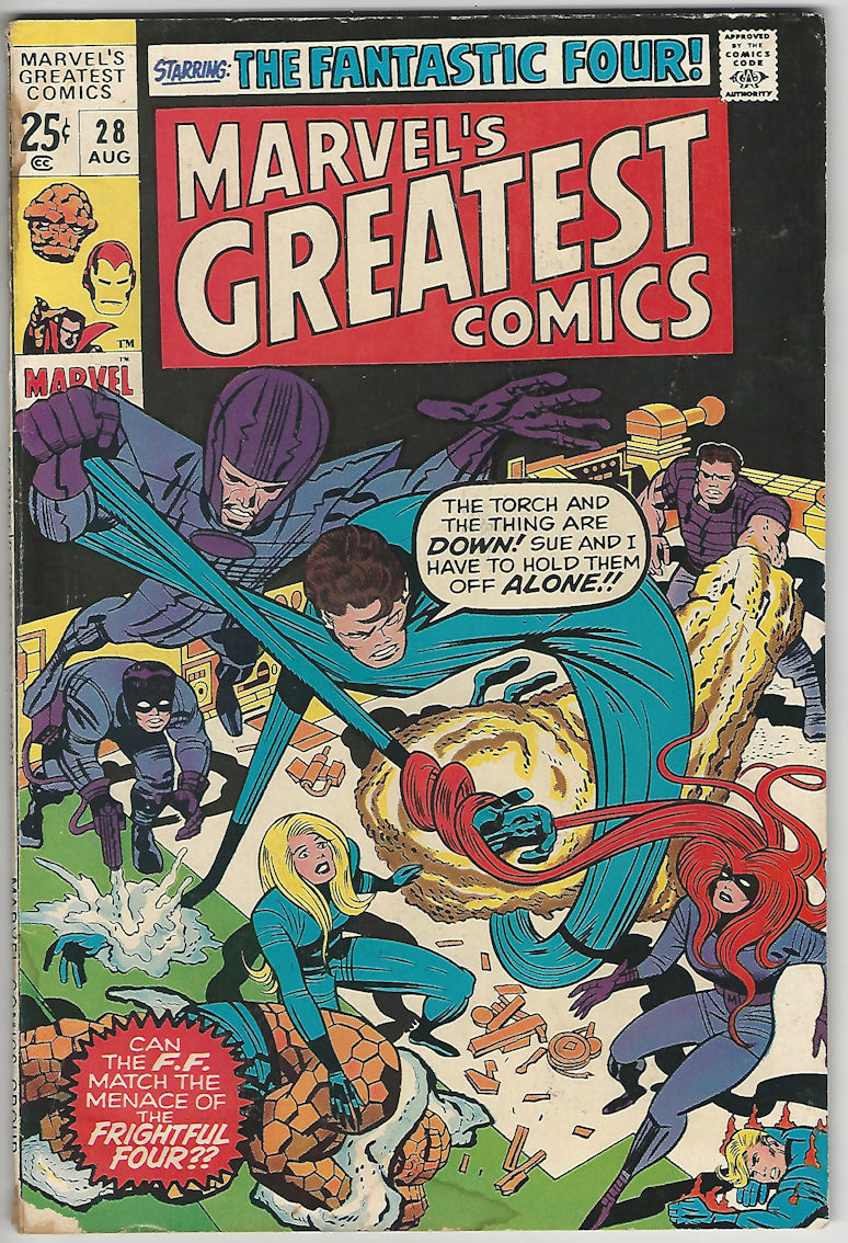 MARVEL'S GREATEST COMICS #28 FANTSTIC FOUR IRON MAN DR STRANGE GIANT SIZE