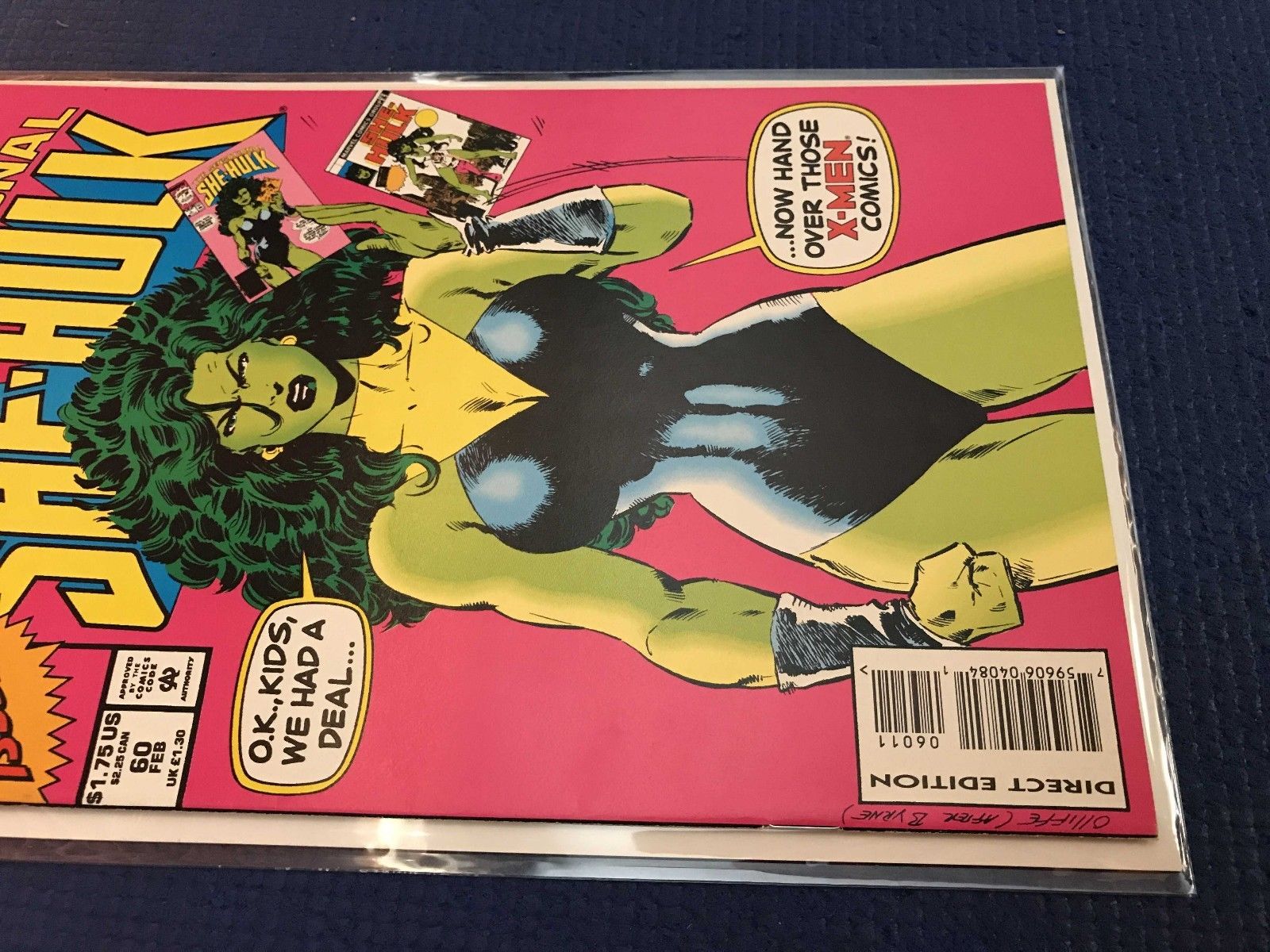 Sensational She-Hulk #60 (1994 Marvel Comics)! FINAL ISSUE! SEE PICS AND SCANS!