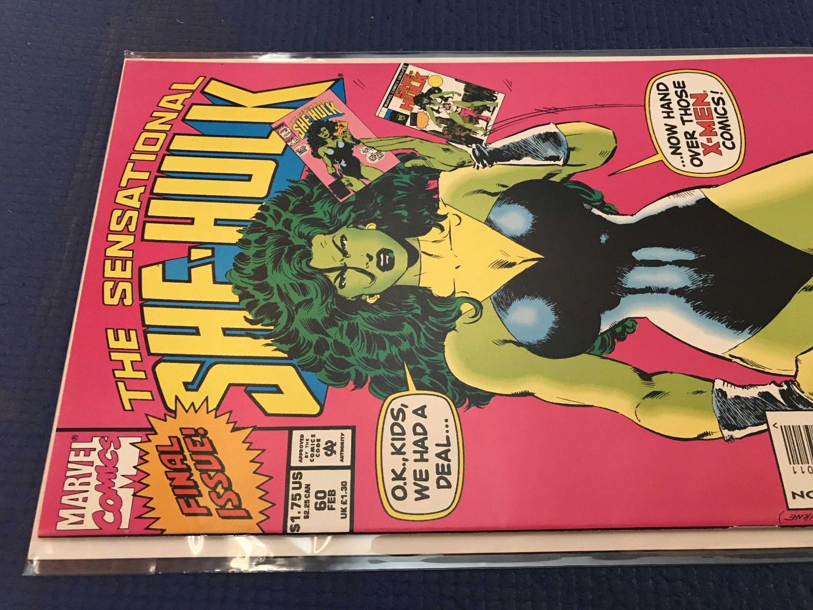 Sensational She-Hulk #60 (1994 Marvel Comics)! FINAL ISSUE! SEE PICS AND SCANS!