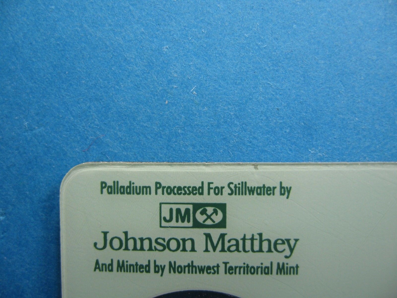 JM JOHNSON MATTHEY PALLADIUM 1/4 OZ 2004 STILLWATER LEWIS & CLARK COIN SEALED