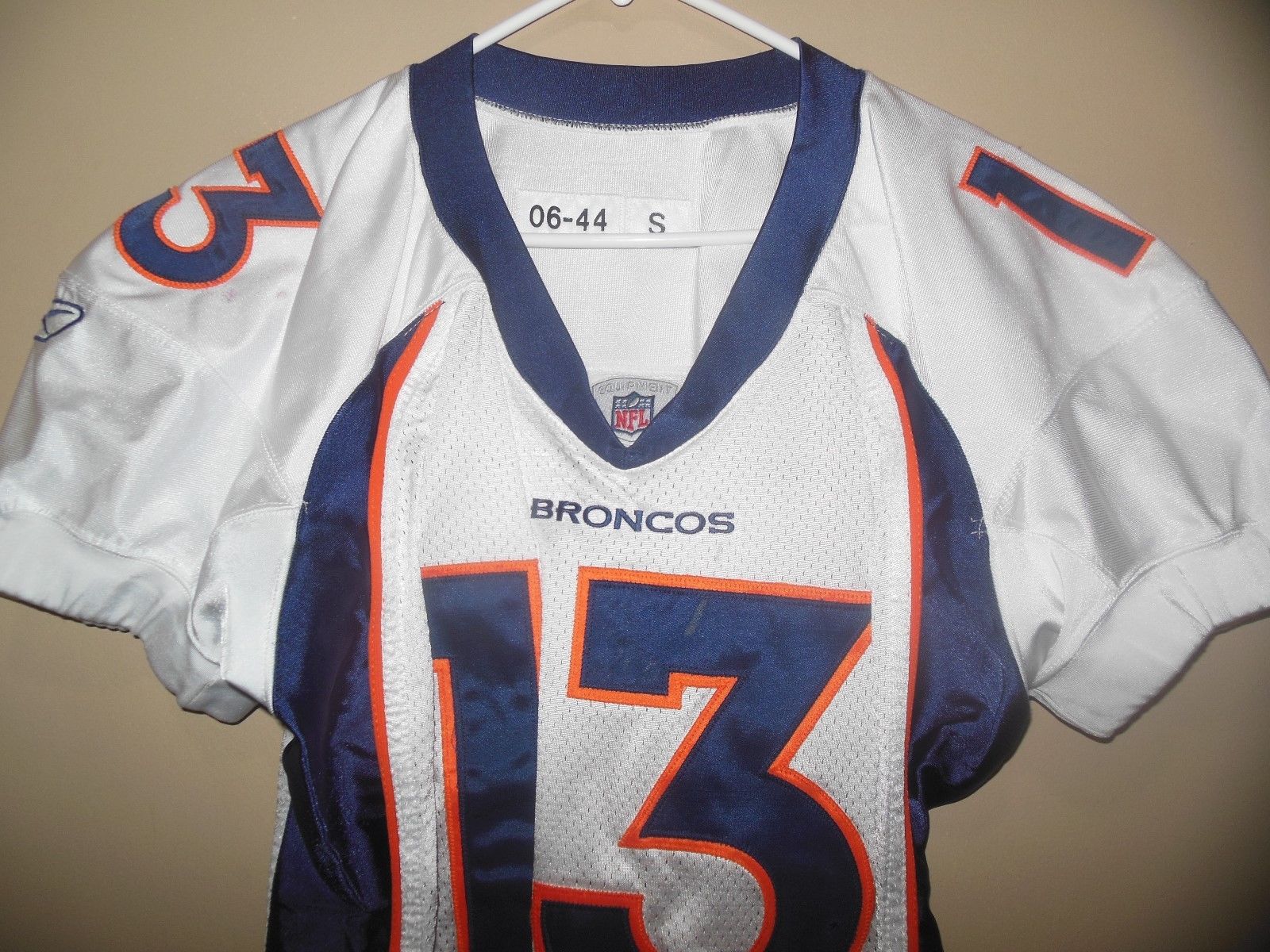 DENVER BRONCOS  GAME USED NFL FOOTBALL JERSEY