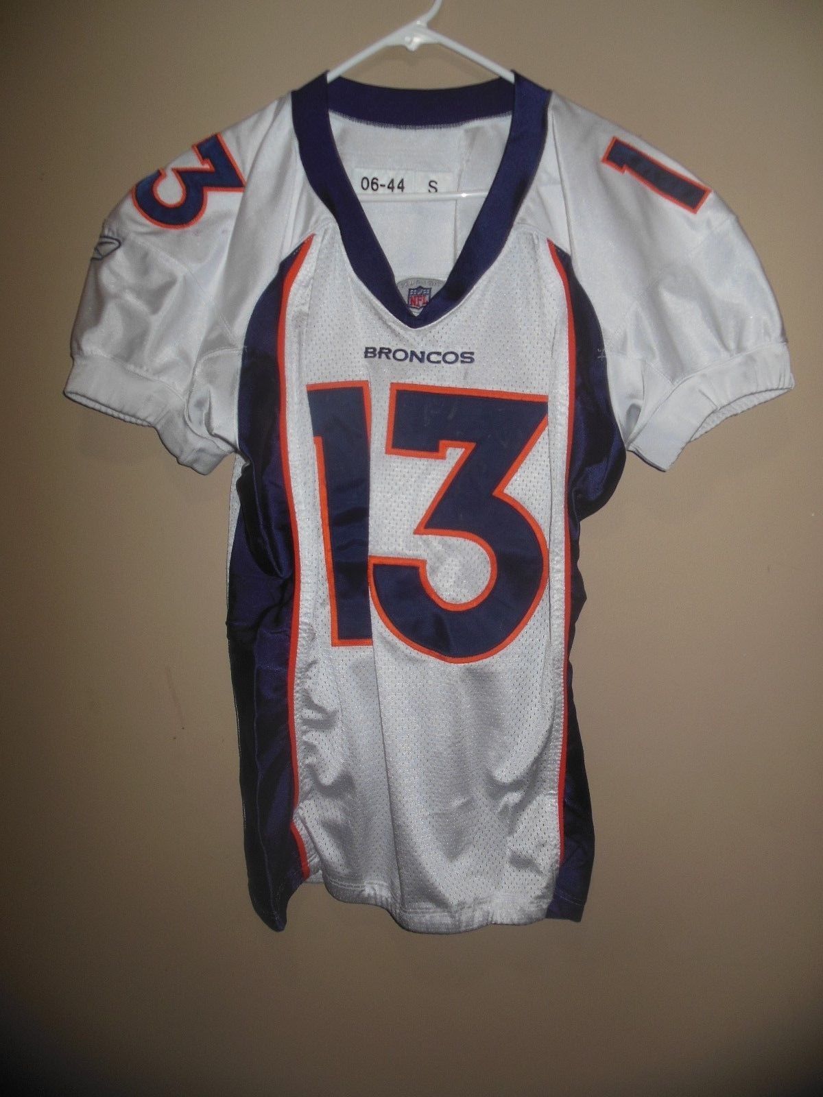 DENVER BRONCOS  GAME USED NFL FOOTBALL JERSEY