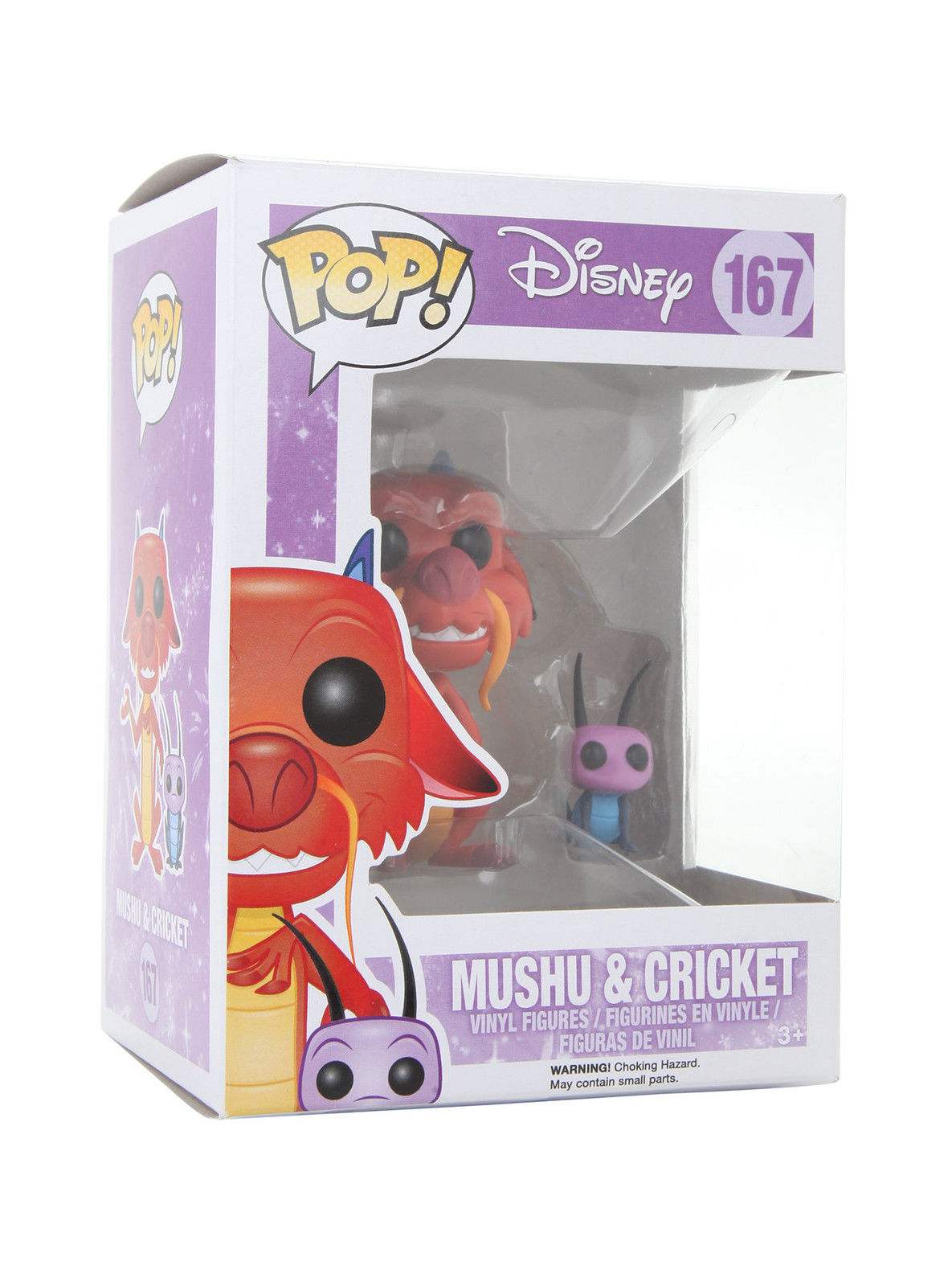 Funko Pop Disney: Mulan - Mushu and Cricket Vinyl Figure Item No. 5898