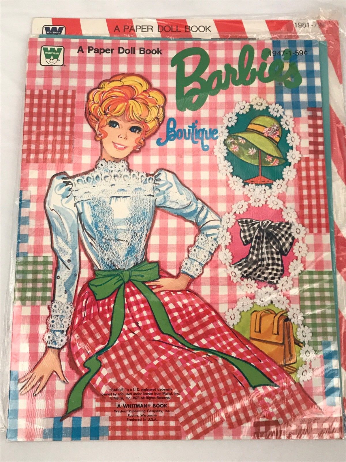 Vintage Paper Dolls Lot 3 Books Barbie Skipper 1970's Uncut NEW Toy Doll