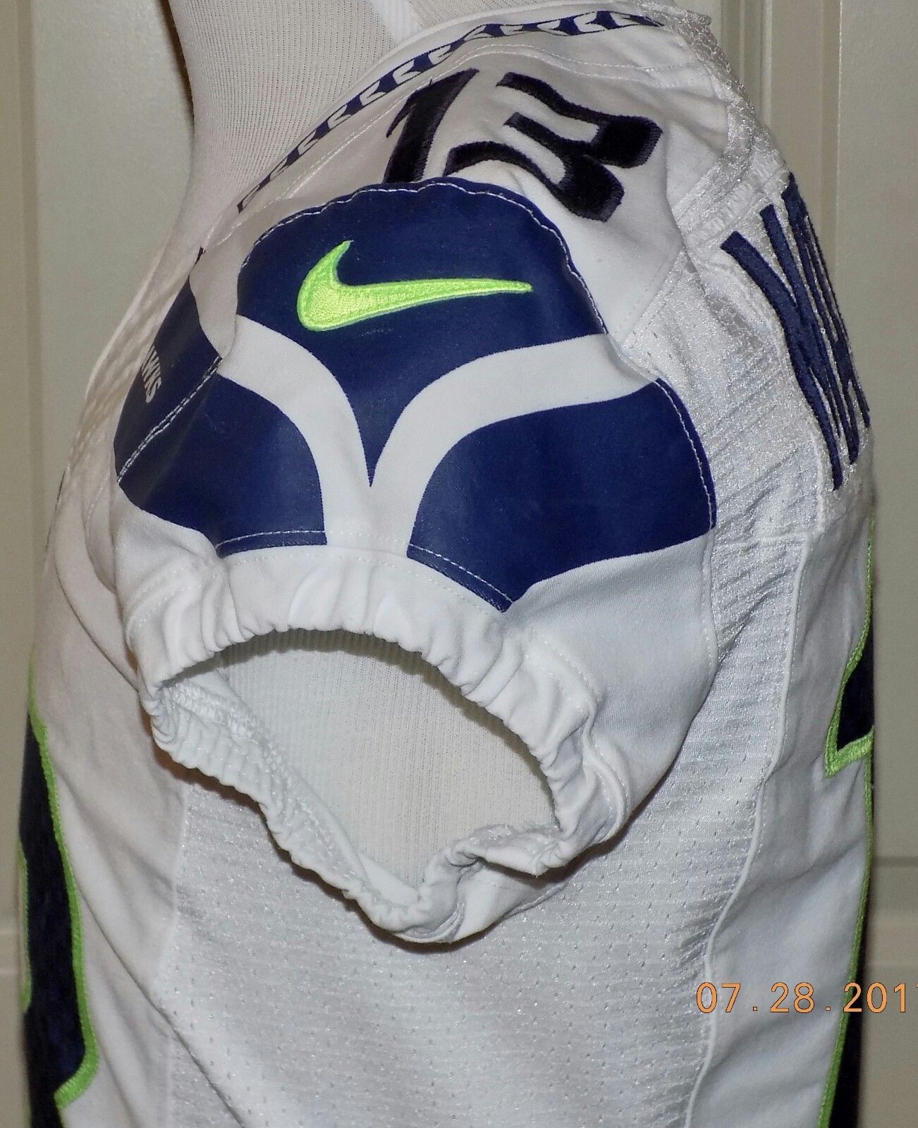 13CHRIS MATTHEWS, NIKE, Team Issued, COA, SEATTLE SEAHAWKS JERSEY 40 SKILL