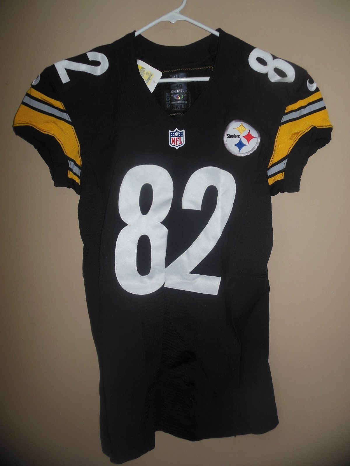 PITTSBURGH STEELERS GAME USED 2014 FOOTBALL JERSEY