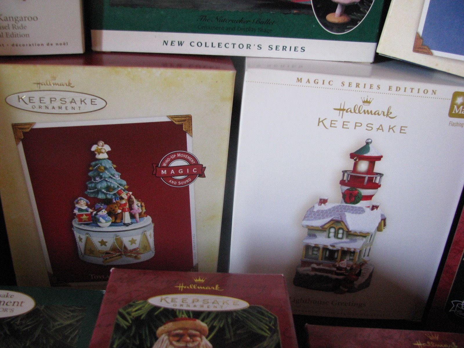 24 Lot Of Hallmark Keepsake Ornaments In There Boxes