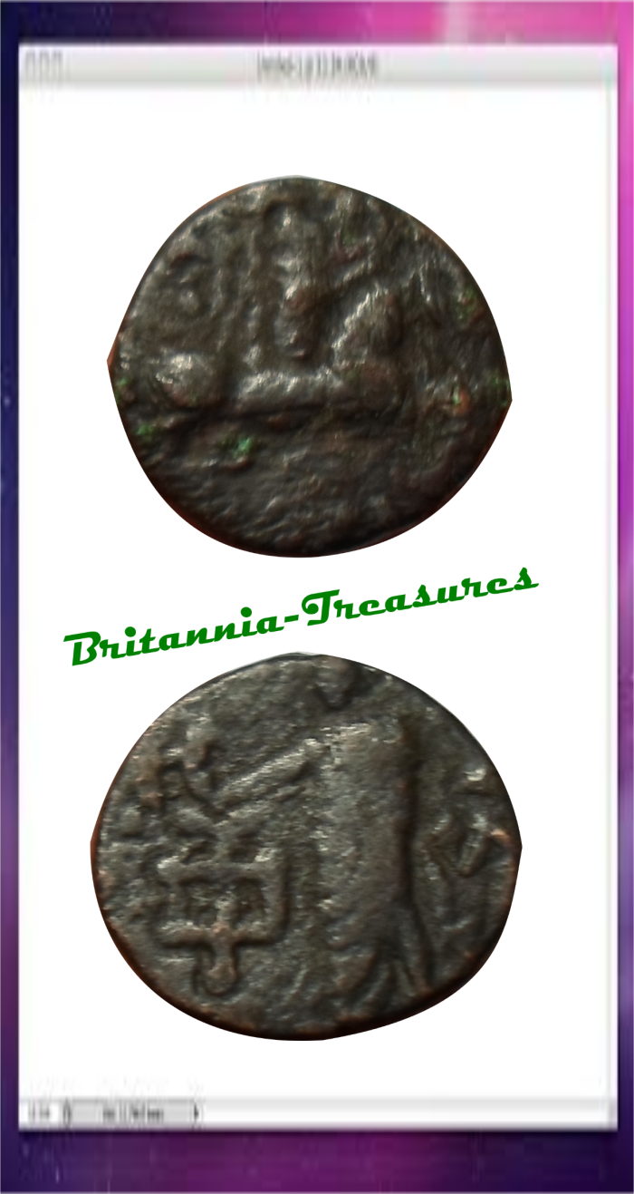 a beautiful unresearched, metal detector find,  AE coin 13mm