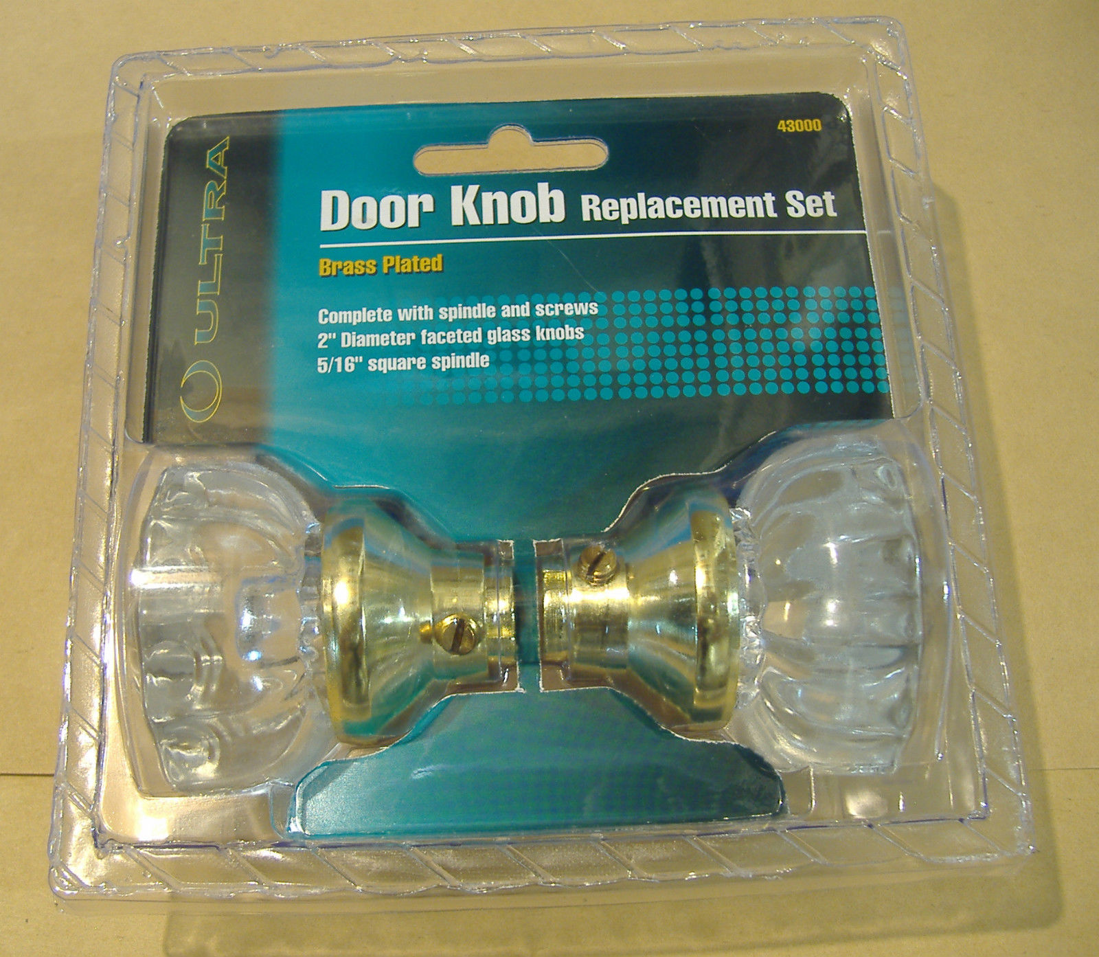 GLASS DOOR KNOBS WITH BRASS FINISH BASE VINTAGE STYLE