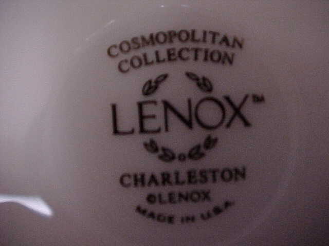 7 Lenox Made In USA Dinner Plates 10.7/8" Charleston Pattern