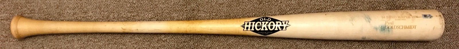 Paul Goldschmidt MLB Holo Game Used Bat 2017 Arizona Diamondbacks GREAT USE