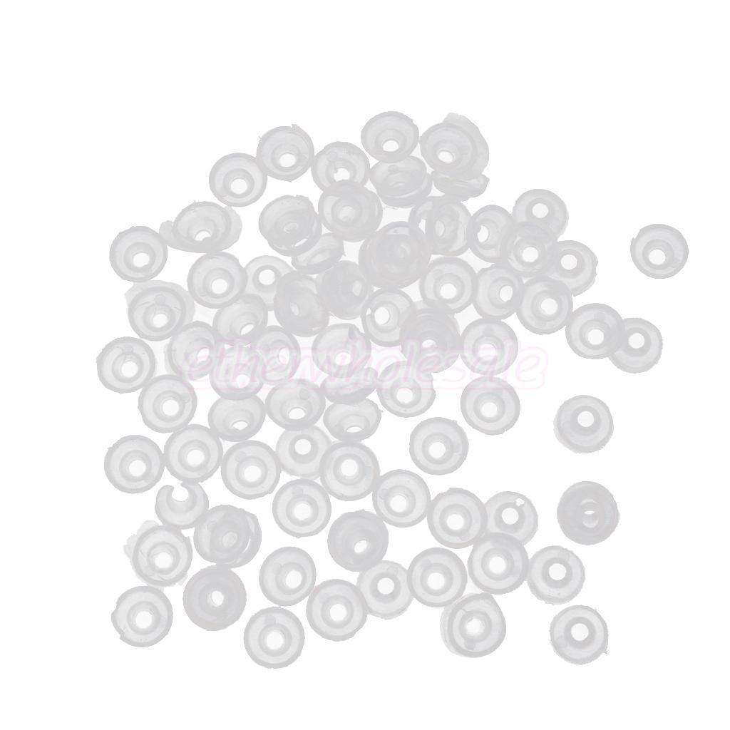 100pcs Yeux Mobile Yeux de Sécurité Plastique Pour DIY Fabrication Poupée 8-20mm