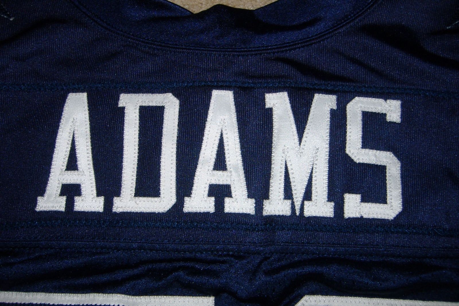 2002 FLOZELL ADAMS DALLAS COWBOYS GAME ISSUED JERSEY THROWBACK THANKSGIVING USED