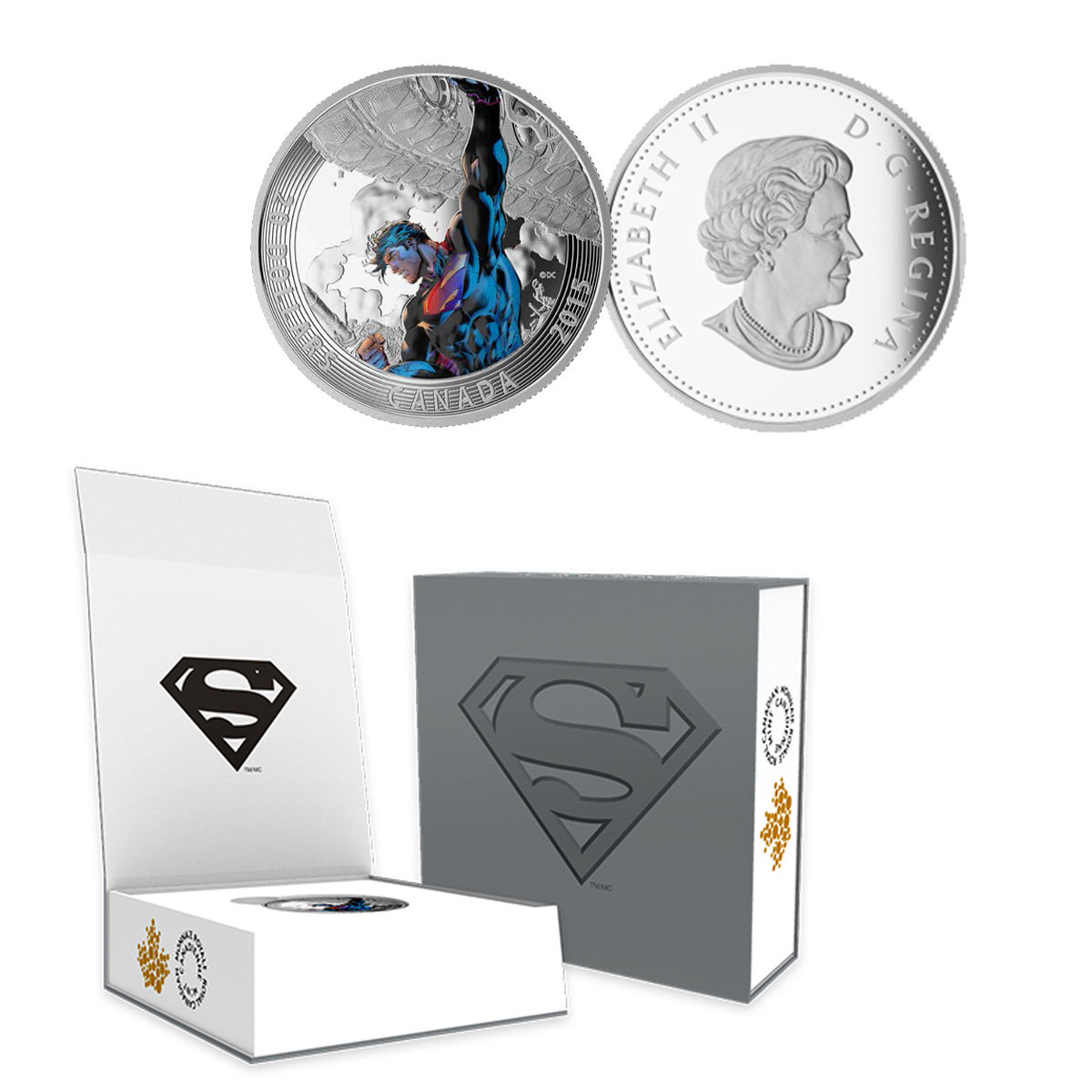 2015 Canada  $20 Superman Action Comics #2, 1 oz. Silver Proof Coin w/OGP + COA