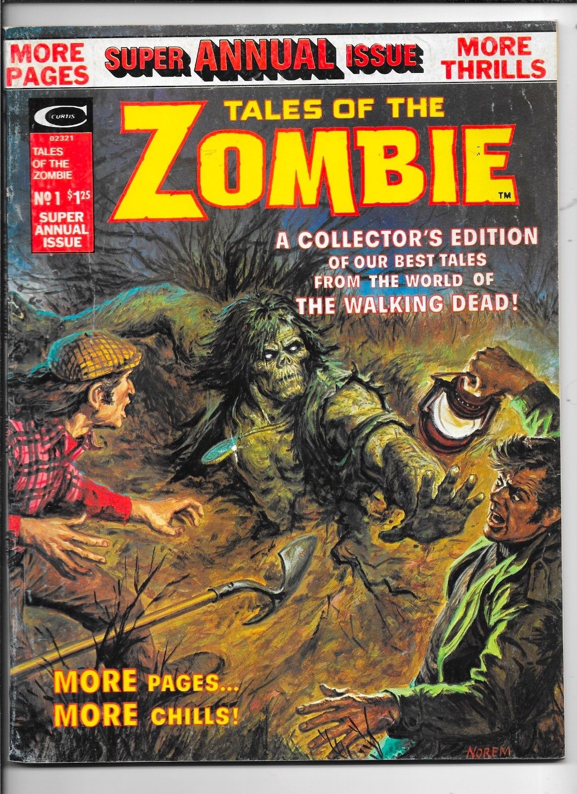 Tales Of The Zombie Annual #1 Marvel Comics! (1975)