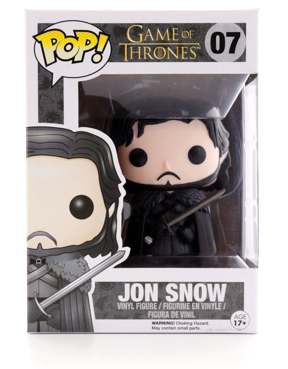 Exclusive Pop Game of Thrones: Jon Snow Vinyl Figure Great Collectible Toy