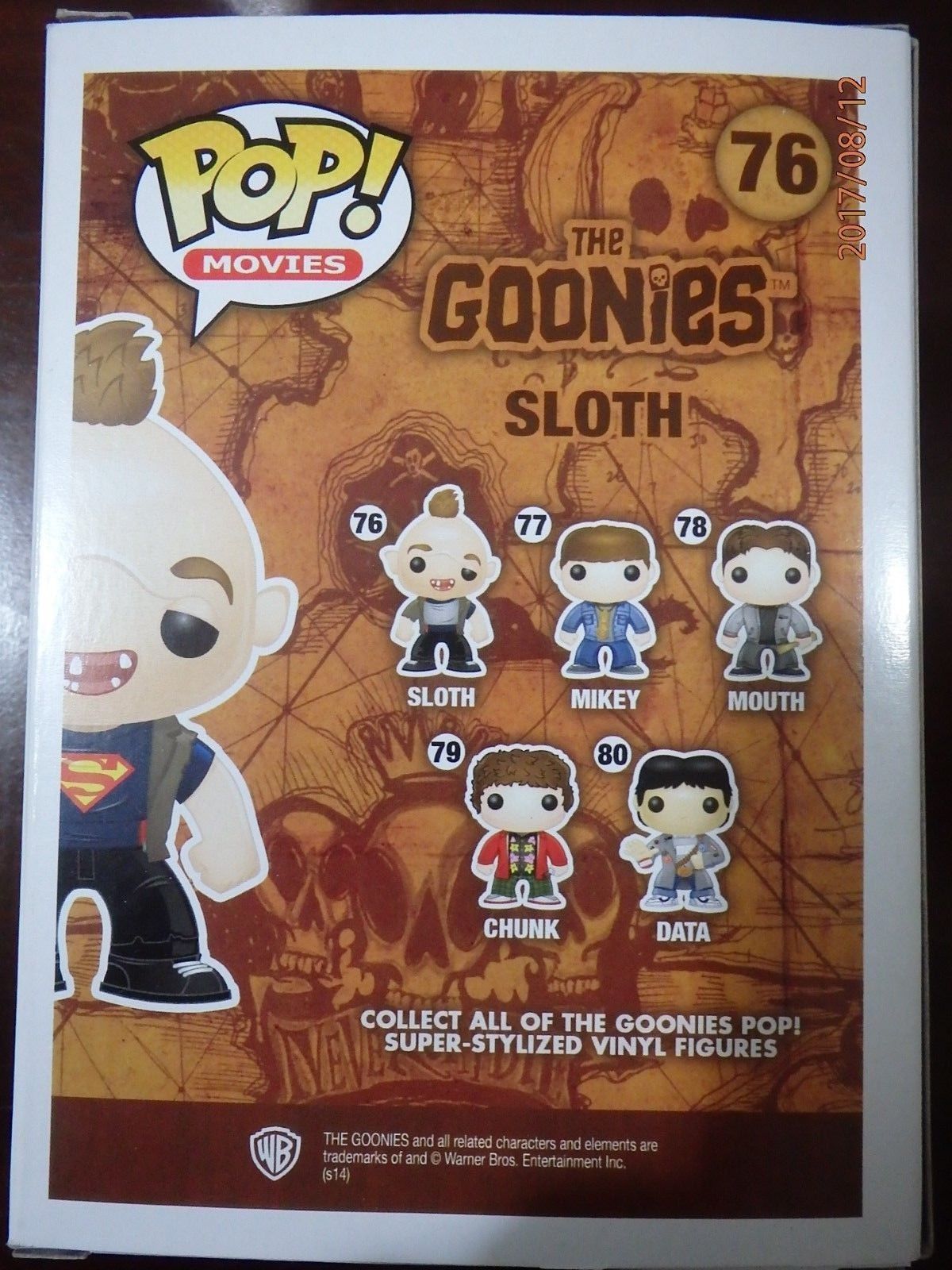 Funko POP! Movies The Goonies #76 SDCC Superman Sloth figure VERY RARE